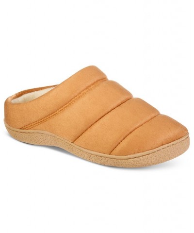 Men's Rory Hoodback Puffer Slipper Tan/Beige $14.28 Shoes