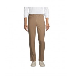 Men's Straight Fit Flex Performance 5 Pocket Pants Tan/Beige $38.23 Pants