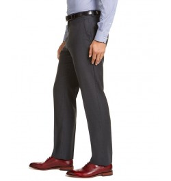 Men's Classic-Fit UltraFlex Stretch Flat Front Suit Pants PD02 $49.66 Suits