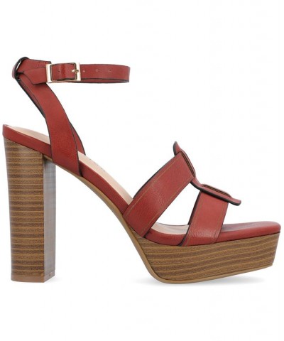 Women's Mandilyn Platform Sandals PD04 $51.99 Shoes