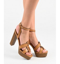 Women's Mandilyn Platform Sandals PD04 $51.99 Shoes