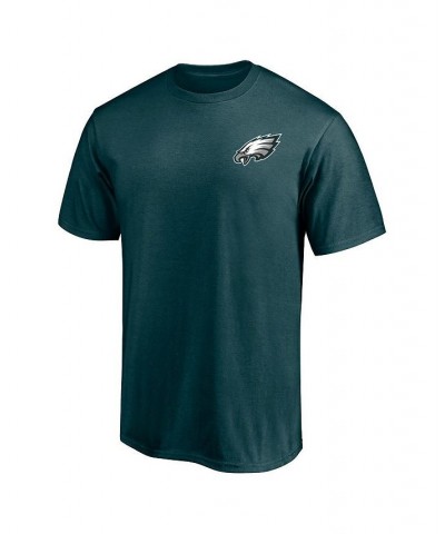 Men's Branded Midnight Green Philadelphia Eagles 1 Dad T-shirt $17.22 T-Shirts