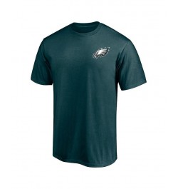 Men's Branded Midnight Green Philadelphia Eagles 1 Dad T-shirt $17.22 T-Shirts