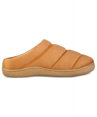 Men's Rory Hoodback Puffer Slipper Tan/Beige $14.28 Shoes