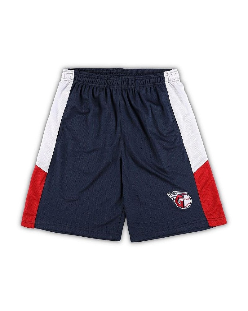 Men's Navy Cleveland Guardians Big and Tall Team Shorts $22.00 Shorts