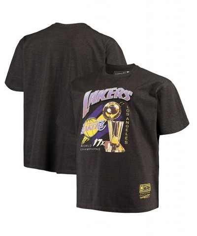 Men's Heather Charcoal Los Angeles Lakers Big and Tall 17X Trophy T-shirt $18.06 T-Shirts