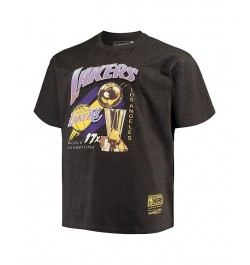 Men's Heather Charcoal Los Angeles Lakers Big and Tall 17X Trophy T-shirt $18.06 T-Shirts