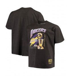 Men's Heather Charcoal Los Angeles Lakers Big and Tall 17X Trophy T-shirt $18.06 T-Shirts