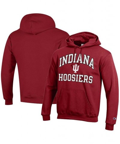 Men's Crimson Indiana Hoosiers High Motor Pullover Hoodie $34.30 Sweatshirt