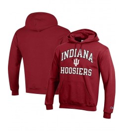 Men's Crimson Indiana Hoosiers High Motor Pullover Hoodie $34.30 Sweatshirt