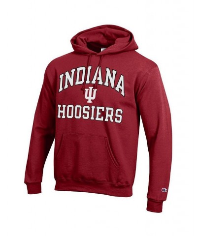 Men's Crimson Indiana Hoosiers High Motor Pullover Hoodie $34.30 Sweatshirt