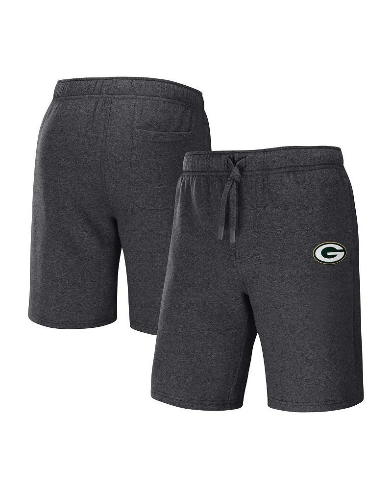 Men's NFL x Darius Rucker Collection by Heather Charcoal Green Bay Packers Logo Shorts $31.19 Shorts