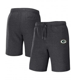 Men's NFL x Darius Rucker Collection by Heather Charcoal Green Bay Packers Logo Shorts $31.19 Shorts