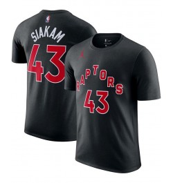 Men's Pascal Siakam Black Toronto Raptors 2020,21 Statement Name & Number T-shirt $16.20 T-Shirts