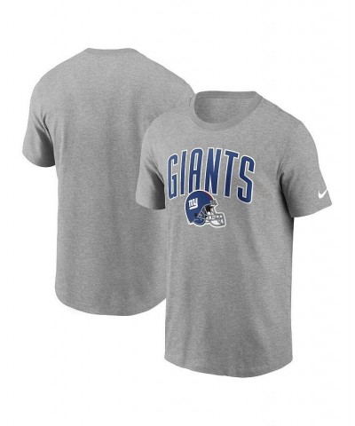 Men's Heathered Gray New York Giants Team Athletic T-shirt $26.54 T-Shirts