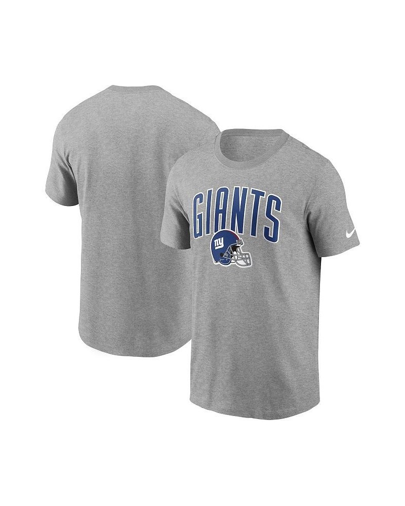 Men's Heathered Gray New York Giants Team Athletic T-shirt $26.54 T-Shirts