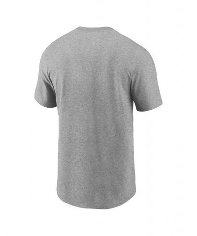 Men's Heathered Gray New York Giants Team Athletic T-shirt $26.54 T-Shirts