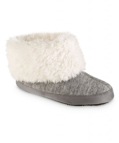 Women's Marisol Boot Slippers Gray $17.04 Shoes