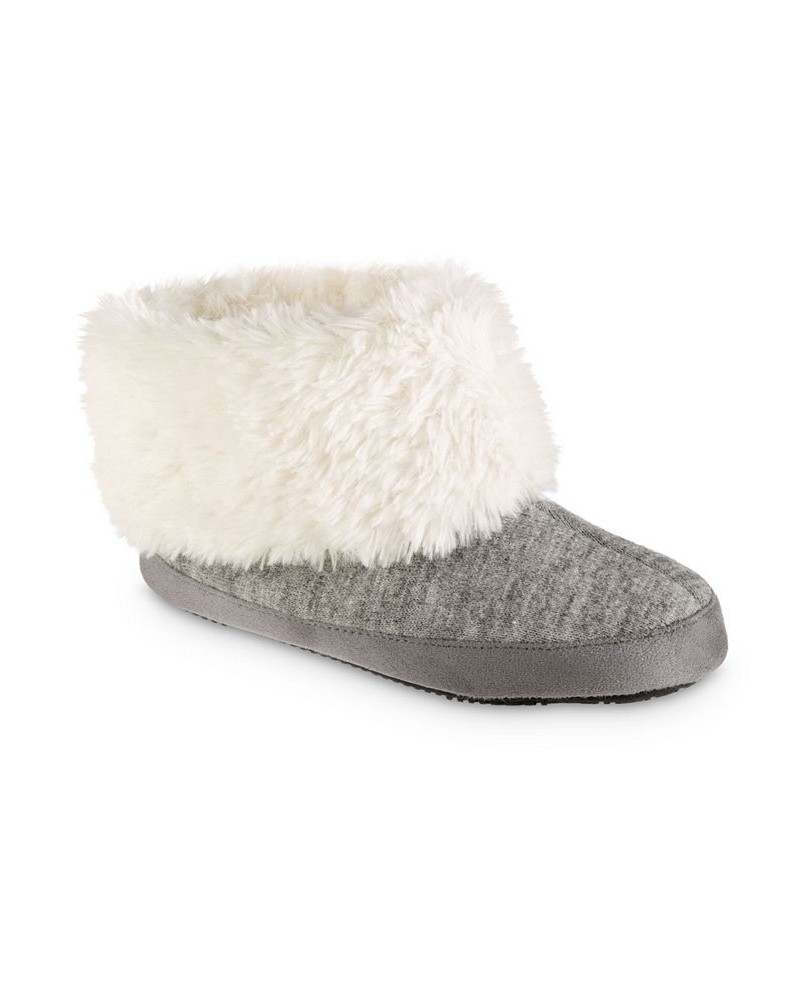 Women's Marisol Boot Slippers Gray $17.04 Shoes