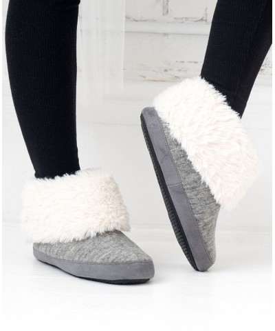 Women's Marisol Boot Slippers Gray $17.04 Shoes